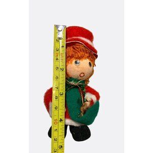 Felt Christmas Caroler Vintage Ornament